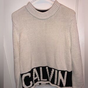 Calvin Klein Women's Cream Sweater